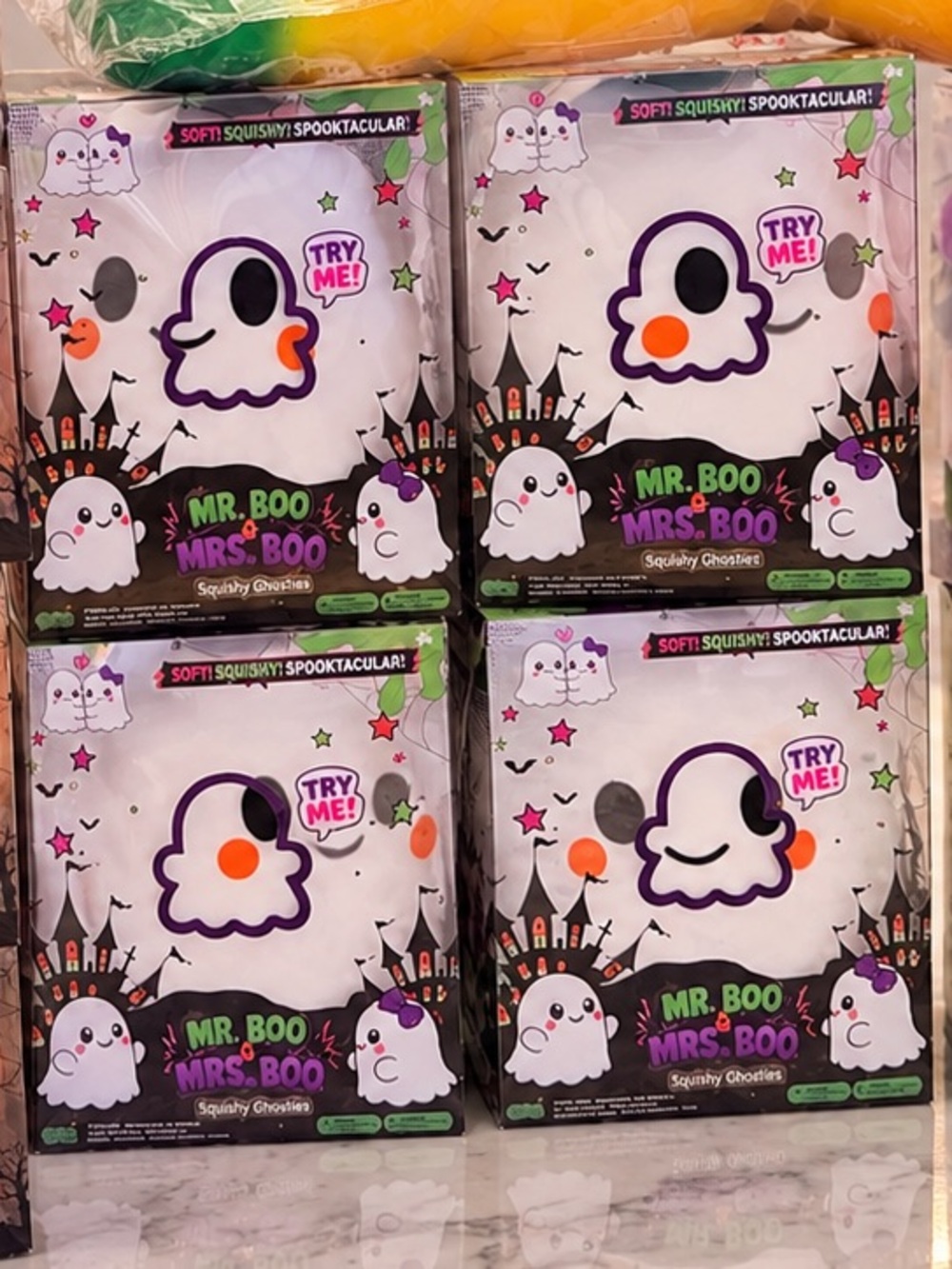 Halloween Squishy Ghost Toy - White